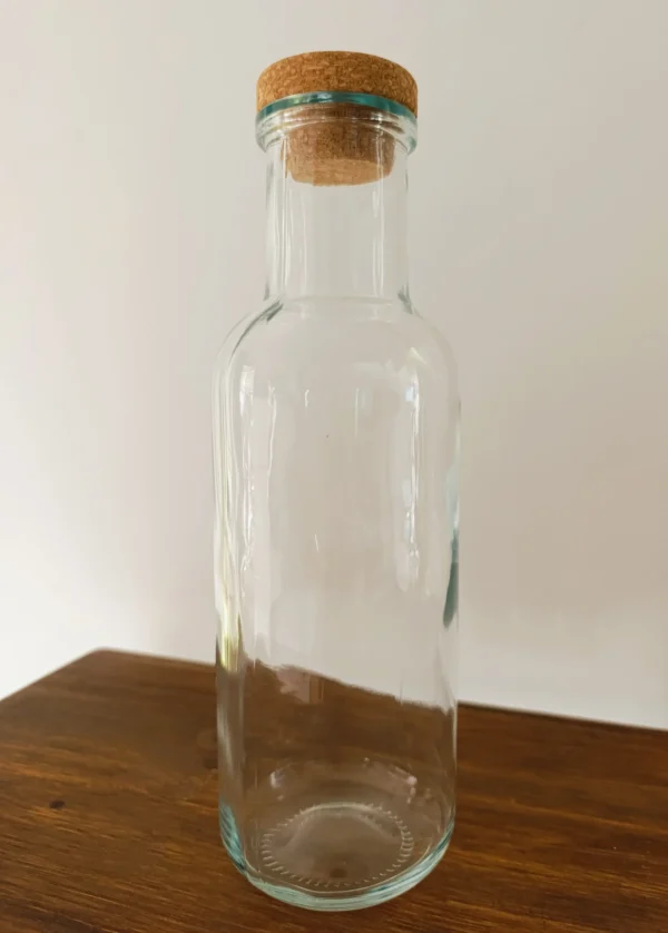 Botella de vidrio lisa 900 ML