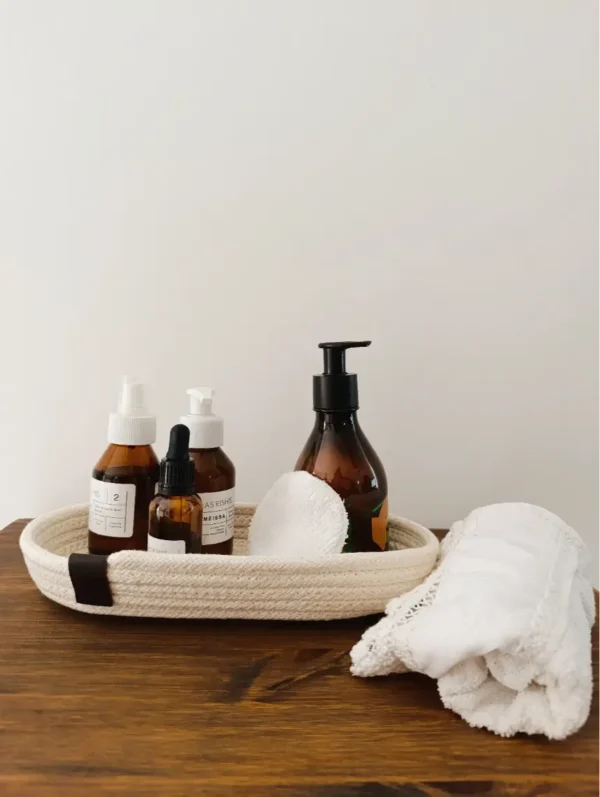 Cesto Organizador de soga Chato