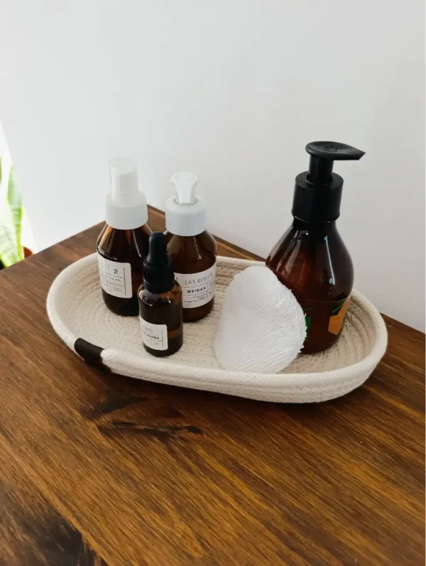 Cesto Organizador de soga Chato