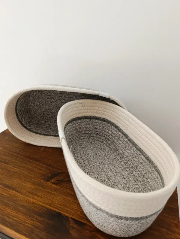 Cesto Organizador de soga Alto