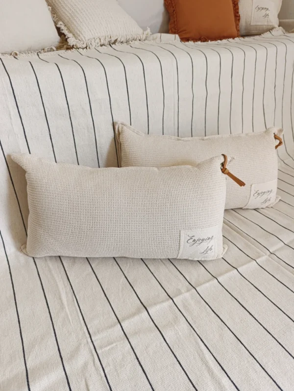 Almohadón Nido de abeja 70x40 cm