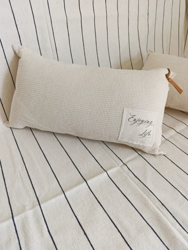 Almohadón Nido de abeja 70x40 cm