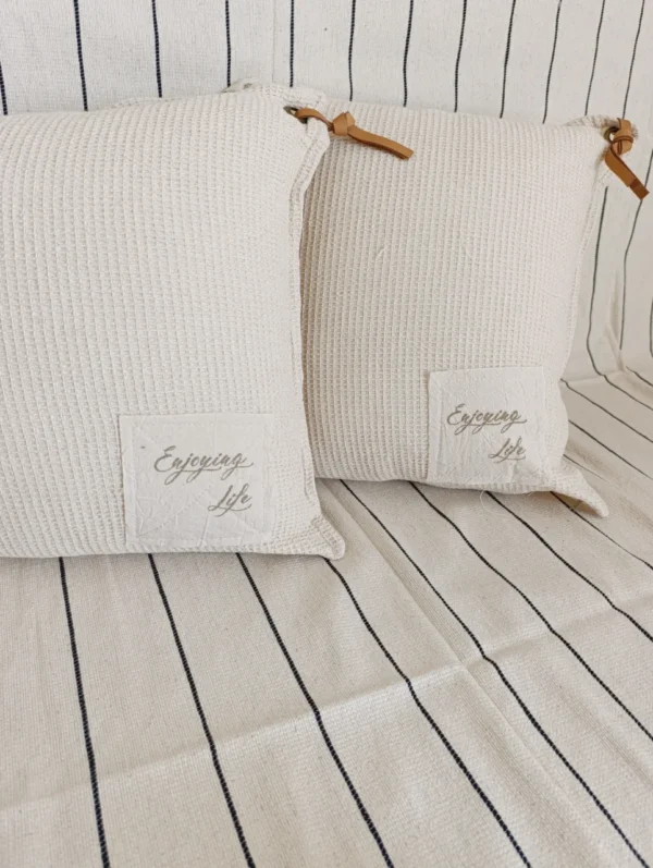 Almohadón Nido de abeja 50x40 cm