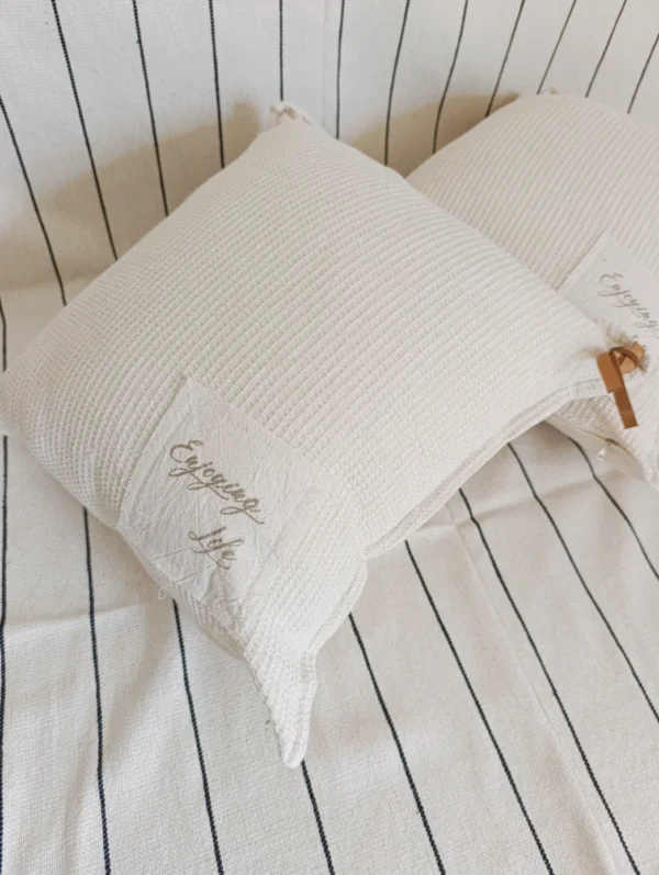 Almohadón Nido de abeja 50x40 cm