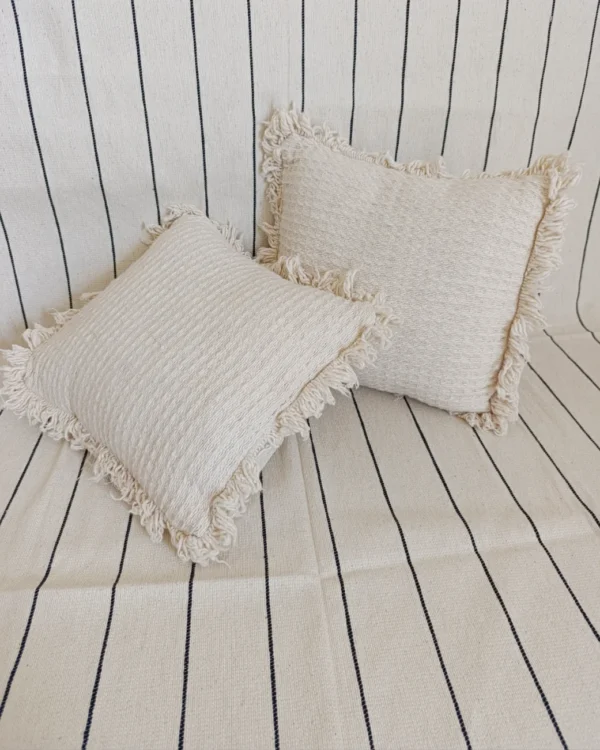 Almohadón Nido de Abeja Fleco 36x36x8 cm