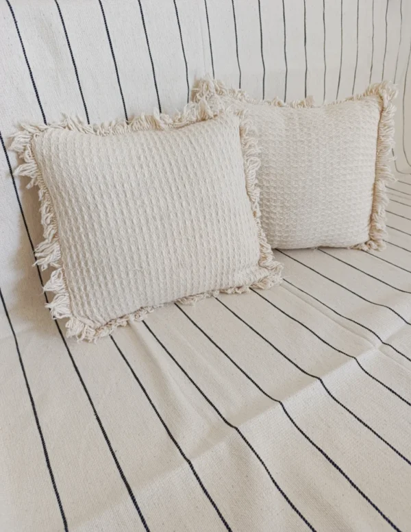 Almohadón Nido de Abeja Fleco 36x36x8 cm