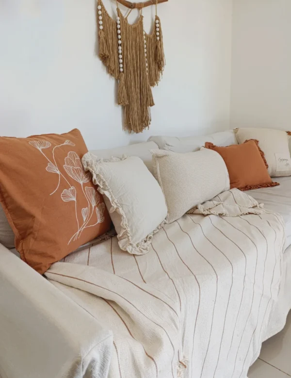 Almohadón Nido de abeja 70x40 cm