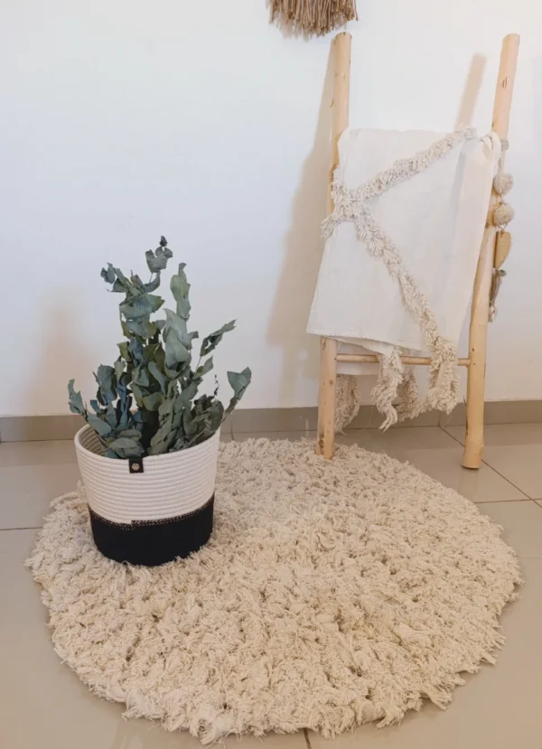 IMG_20250604_000800 Alfombra Algodón Rustica redonda 80cm diámetro