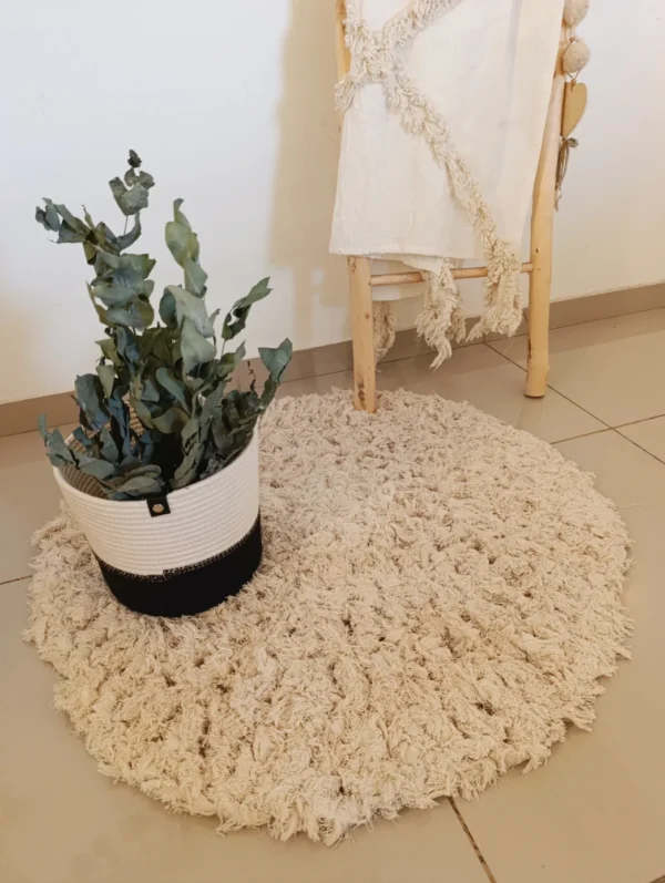 IMG_20250604_071911 Alfombra Algodón Rustica redonda 80cm diámetro