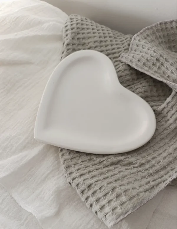Platito Corazón Cerámica
