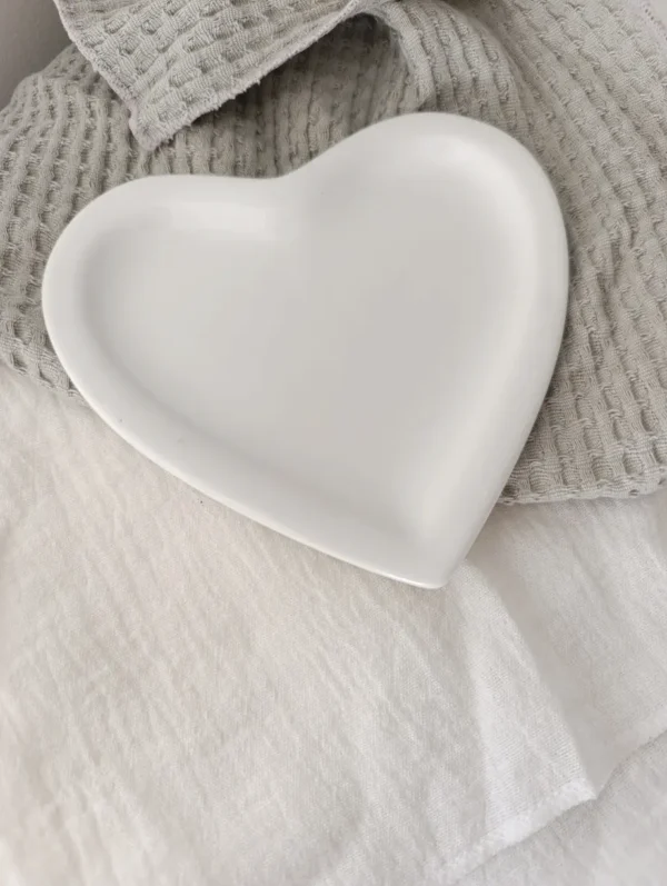Platito Corazón Cerámica