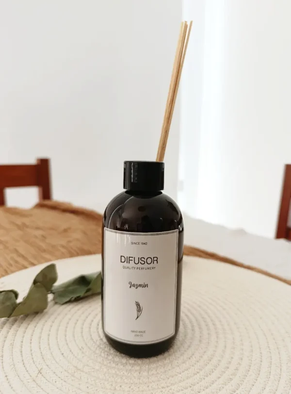 Difusor Aroma Jazmín 250cc con varillas