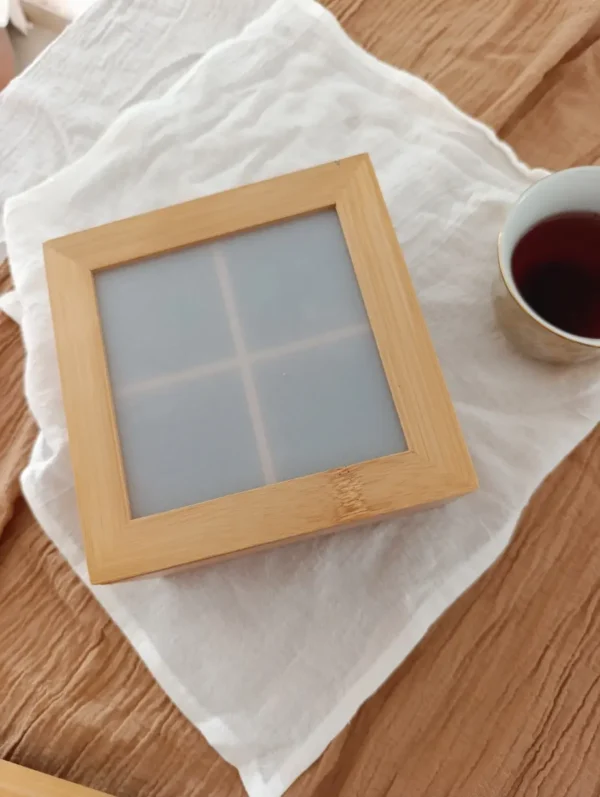 Caja de Te madera 4 divisiones