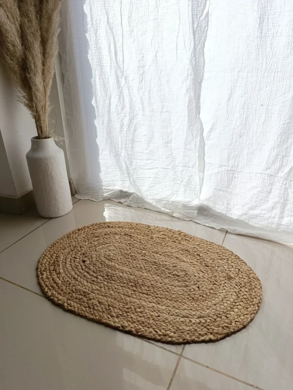 Alfombre Yute Ovalada