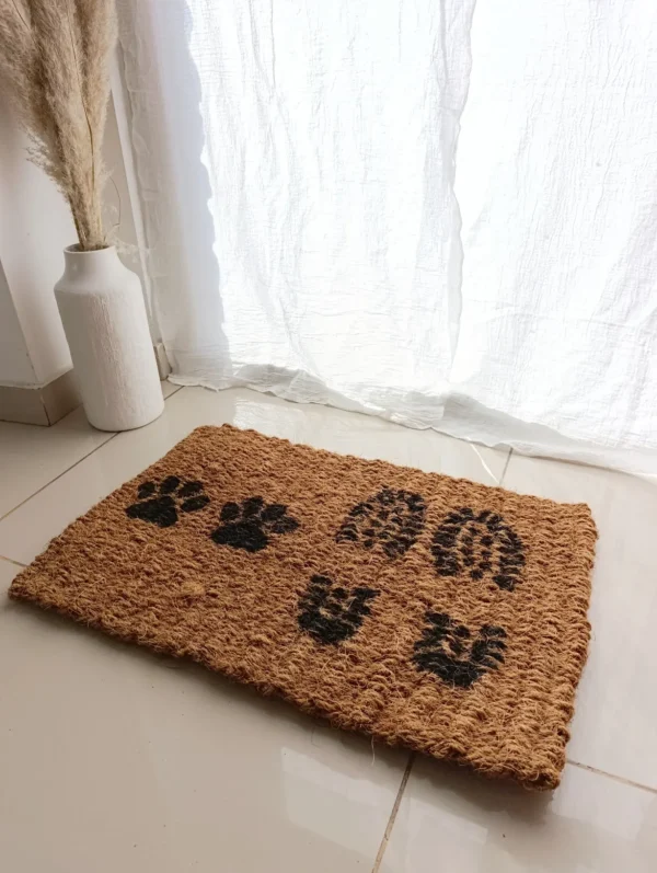 Alfombra de Coco Huellitas 62x40