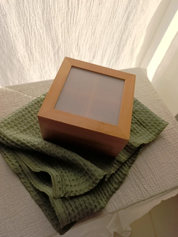 Caja de Te madera 4 divisiones