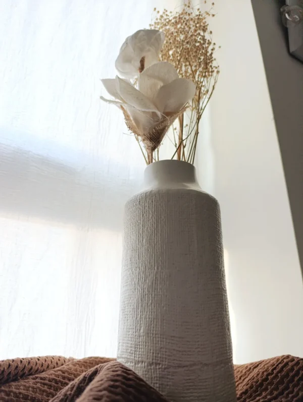 Jarron Florero 18×26 blanco