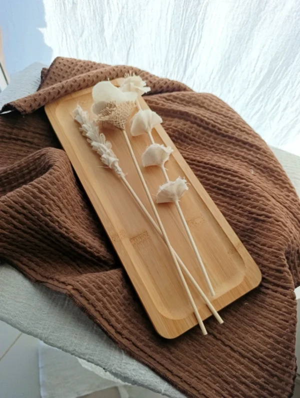 bandeja grande bambu