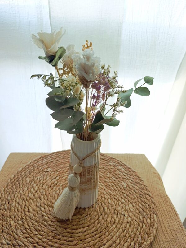 Combo Florero + Ramo + Borla