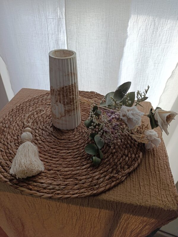 Combo Florero + Ramo + Borla