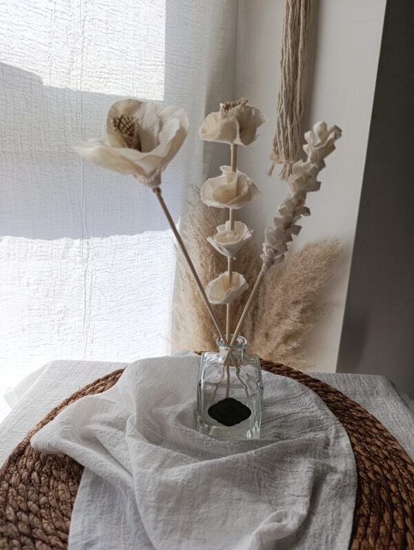 Flor de tela Mediana