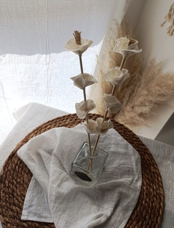 Flor de tela Mediana