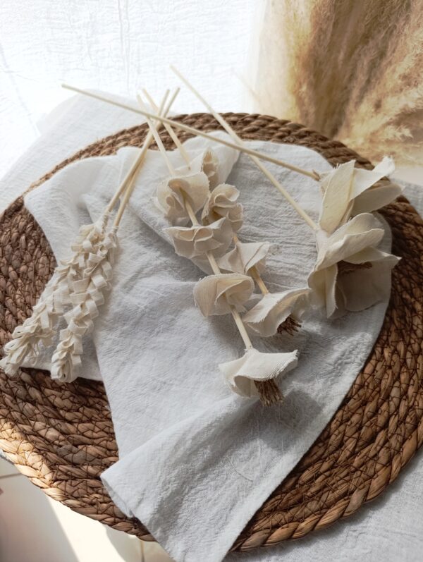 Flor de tela Mediana